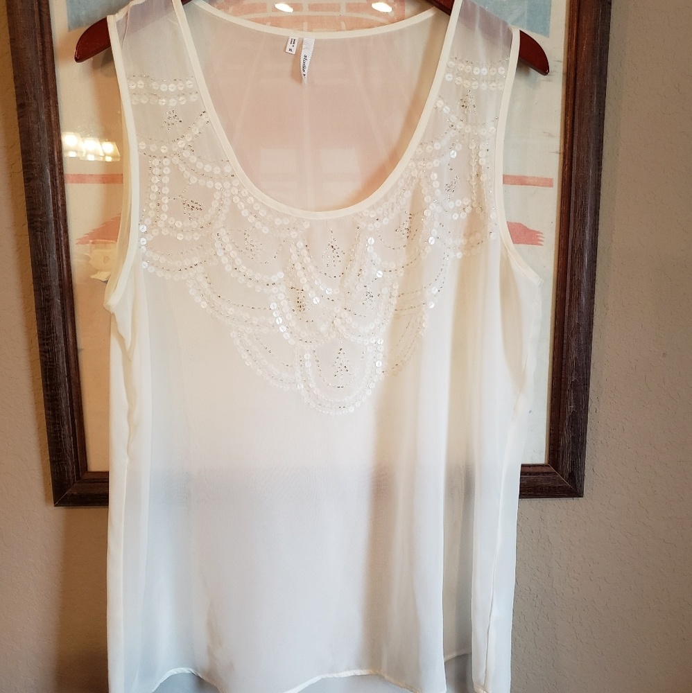 Ladies sequined blouse